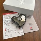 Vivienne Westwood Heart Shape Electronic Gas Lighter Orb Silver With Shop Bag