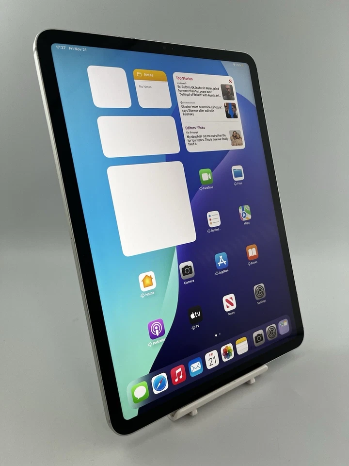 Apple iPad Pro 11" 2018 A1934 Silver Unlocked 4G 64GB 4GB Ram iPadOS Tablet - Image 3 of 4
