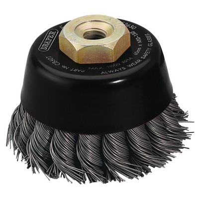 Draper Expert M10 Steel Twist Knot Wire Cup Brush 60mm 52630