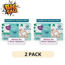 2 Pack Parents Choice Fragrance Free Baby Wipes 1200 Count Sensitive Skin