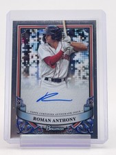 ROMAN ANTHONY 2024 BOWMAN STERLING AUTO #PA-RA RED SOX Q4616