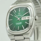 OH Serviced *NEAR MINT* Vintage OMEGA Seamaster Cal.1020 Auto Green 35mm Mens TV