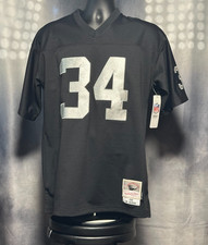 NWT Mitchell & Ness 1988 NFL Oakland Raiders Bo Jackson #34 Jersey Men's L