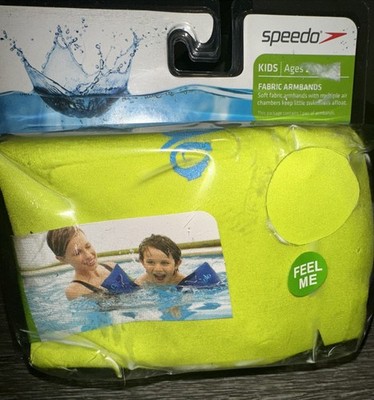 Speedo Swim Fabric Armbands Begin to Swim Level 2 GREEN Ages 2-12