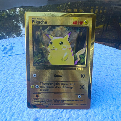 Pikachu - (Celebrations Metal Card) 058/102 Miscellaneous Cards & Products Holo