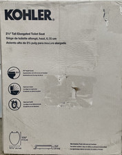 KOHLER Border Quiet-Close Elongated Toilet Seat White 27930-0