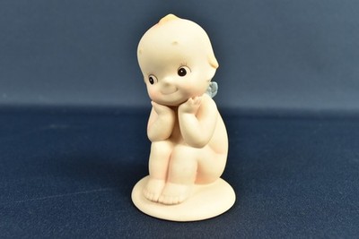 Vintage Rose O'Neill Kewpie Porzellanpuppe ''Thinking of You'' von Kato Kogei...