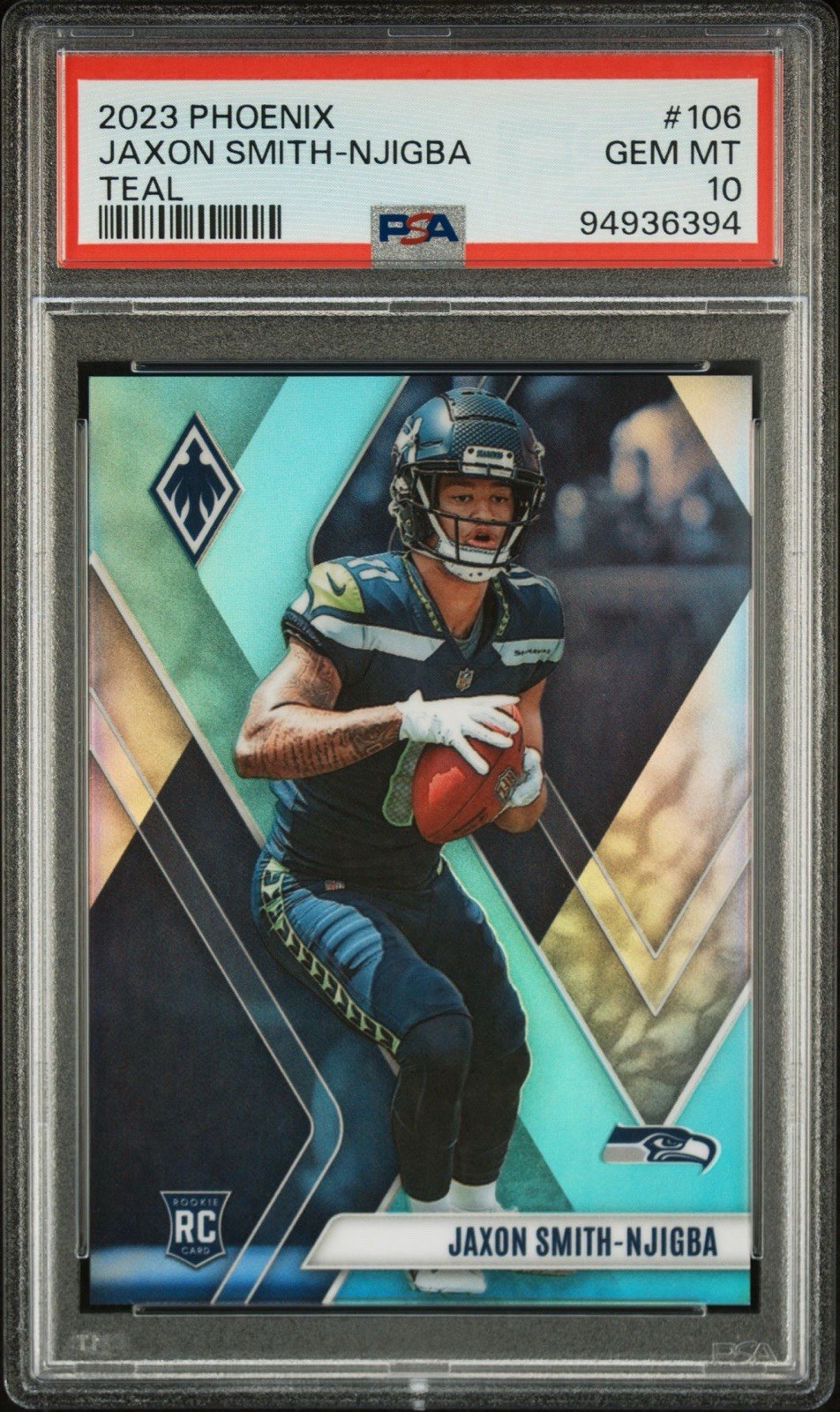 2023 Panini Phoenix - Rookies Jaxon Smith-Njigba #106 Teal /150 (RC)