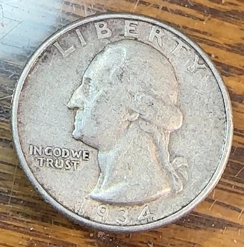 1934-D Washington Quarter Super Original XF CHRC