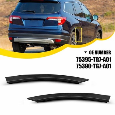 Rear Wheel Arch Molding Set For 2016-2022 Honda Pilot 2019-2023 Passport Black