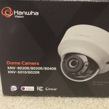 Hanwha Vision XNV-6010 Dome IP Network Camera Wired Onvif White