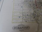 ORIGINAL 1877 SCRANTON PA.  INDEX (MAP) - BREAKERS / RAILROADS - VG — photo 3
