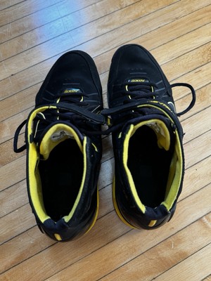 VTG Y2K Nike Zoom Huarache 2K4 Kobe Bryant Black Maize  display picture 1