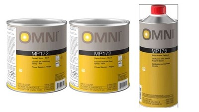 Primer & Catalyst, MP172 (2qt) (Epoxy Primer-Black), MP175 (qt)(Primer Catalyst)