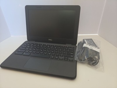 Dell N3350 1.1ghz 4GB RAM 11.6'' Chromebook - Black, With New Charging Cable