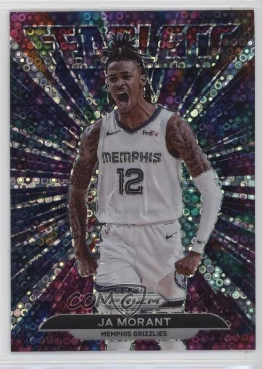 2021-22 Panini Prizm Fearless Fast Break Prizm Ja Morant #9 1g4r
