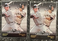 2016 Topps #B2B-3 Buster Posey / Brandon Belt Back-To-Back (x2)