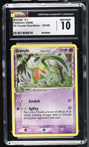 Grovyle δ graded CGC 10 for sale on eBay