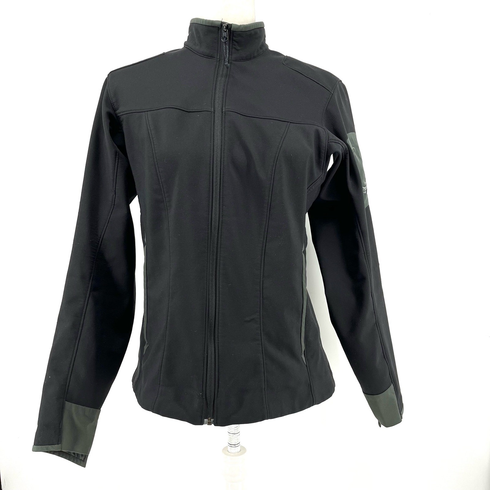 Arc'teryx Giacca Donna Nera Impermeabile Corta Zip (M)
