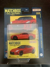 Matchbox Collettore 04/20 2015 Jaguar F-Type Coupé (Rosso) Pneumatici True Grip 