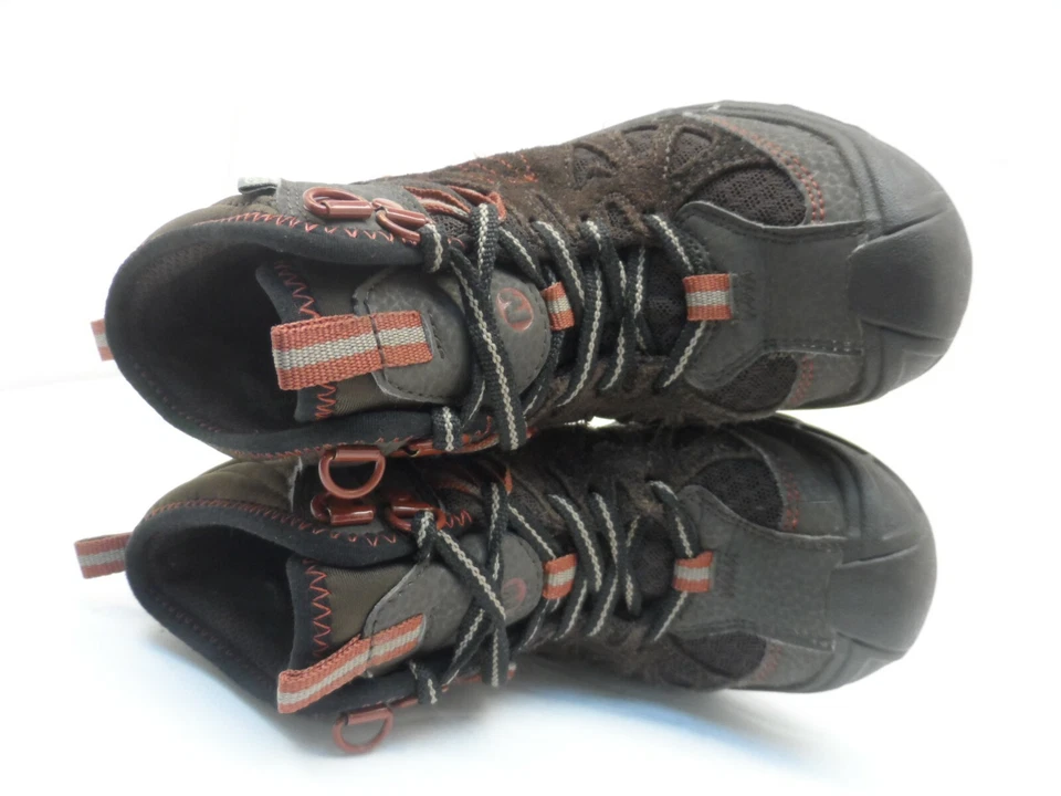 Merrell Niños Corte Medio Capra Impermeables Informales Botas de Senderismo Marrón/Rojo Talla 12M Foto 4 de 4