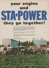 1972 STA-POWER Engine Oil Treatment - Trucks Boat Saw Bike Rod - Print Ad Photo