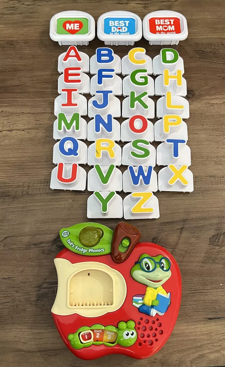 LeapFrog Tad s Refrigerator Fridge Phonics Magnetic Letter Set Works Great