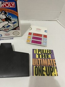 Monopoly Nintendo NES - No Manual - W/ Poster Inserts Parker Brothers Authentic