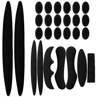 best bike helmet pads Yzpacc Motorcycle Liner Top Pad Universal Replacement Foam Pad with Adhesive Hook Loop Circles Set : Automotive VA112 and HT23 bike helmets for a cleaner Replacement Helmet Pads - Performance