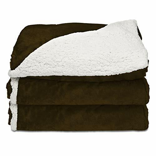 Sunbeam Heated Throw Blanket | Reversible Sherpa/Royal Mink,