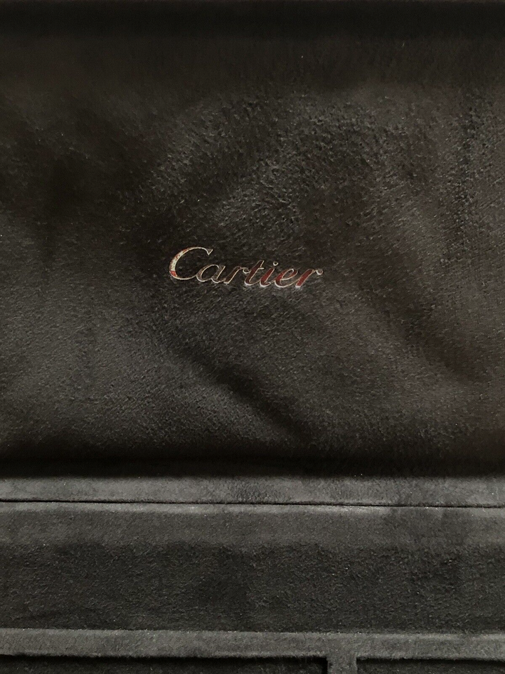 Original Cartier Watch Box Case Red Gold Black COWA 0010 No Insert Or