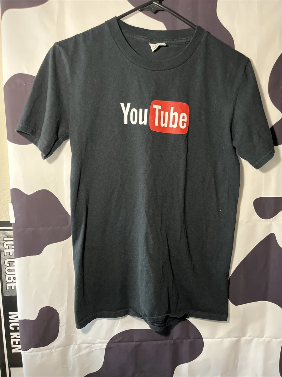 Youtube t shirt clearance black