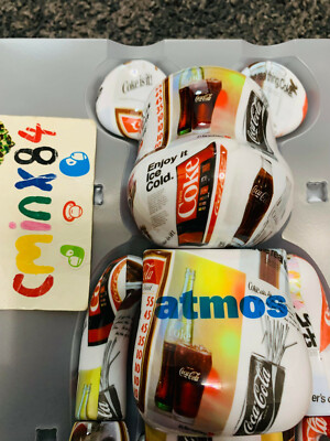 100% Authentic Bearbrick Atmos × Coca-Cola 100% 400% Set | eBay