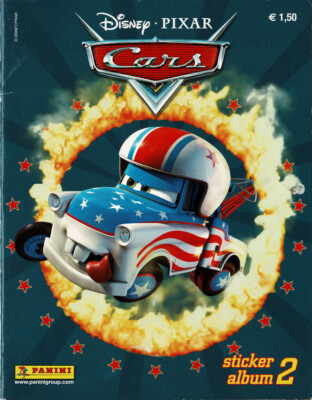 Leeralbum Panini ''Cars 1 Album 2'' 2009 Disney PIXAR Deutsch, mit allen Beilagen