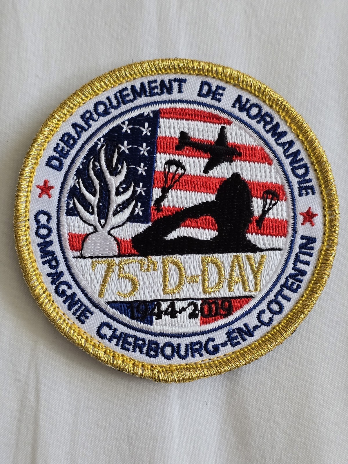 D Day 75th anniversary Official Patch Sainte Mère Eglise Gendarmerie