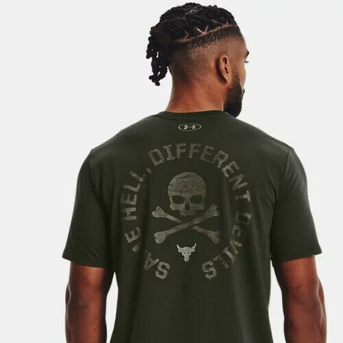 men's project rock 100 percent short sleeve