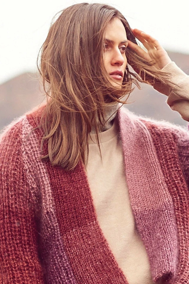 Rico Design ::Essentials Kid Mohair ❤️ Silk Colourlove #07:: Turquoise 100g 45%  - Image 4 of 4