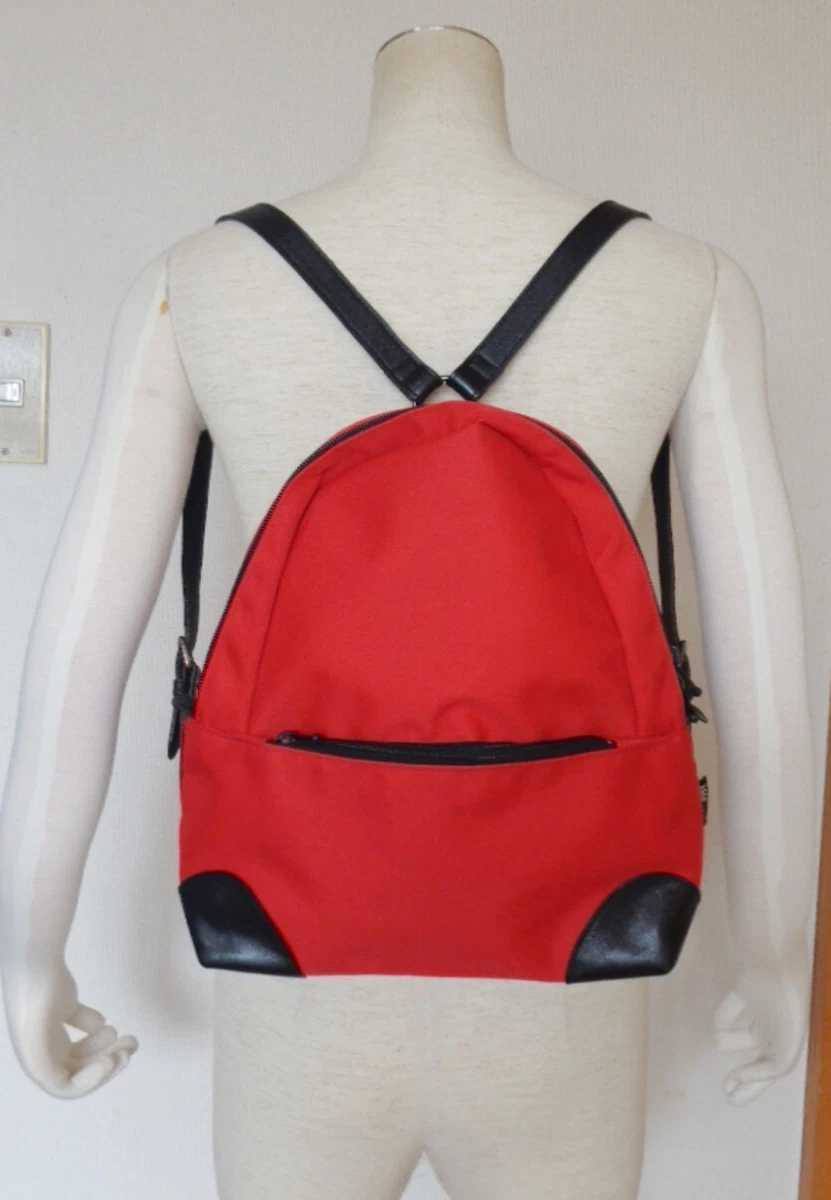 90 s Vintage ISSEY MIYAKE DESIGN STUDIO Nylon x leather Backpack