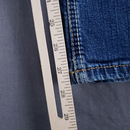 Ariat Jeans Boys 12 Blue B5 Slim Straight Adjustable Youth Faded Ripped Denim - Picture 6 of 18