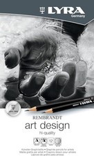LYRA Rembrandt Art Design Drawing Pencils, Set of 12 Pencils, Assorted Degrees
