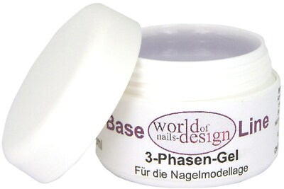 Monatsknüller   30 ml LED - 3 Phasen Nagelgel klar mit Sunblocker   Fachhändler
