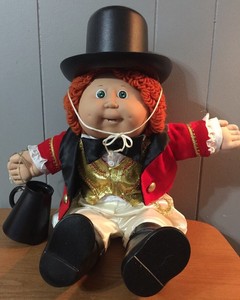 Cabbage Patch Kids Orange Red Hair Green Eyes Circus Ringmaster