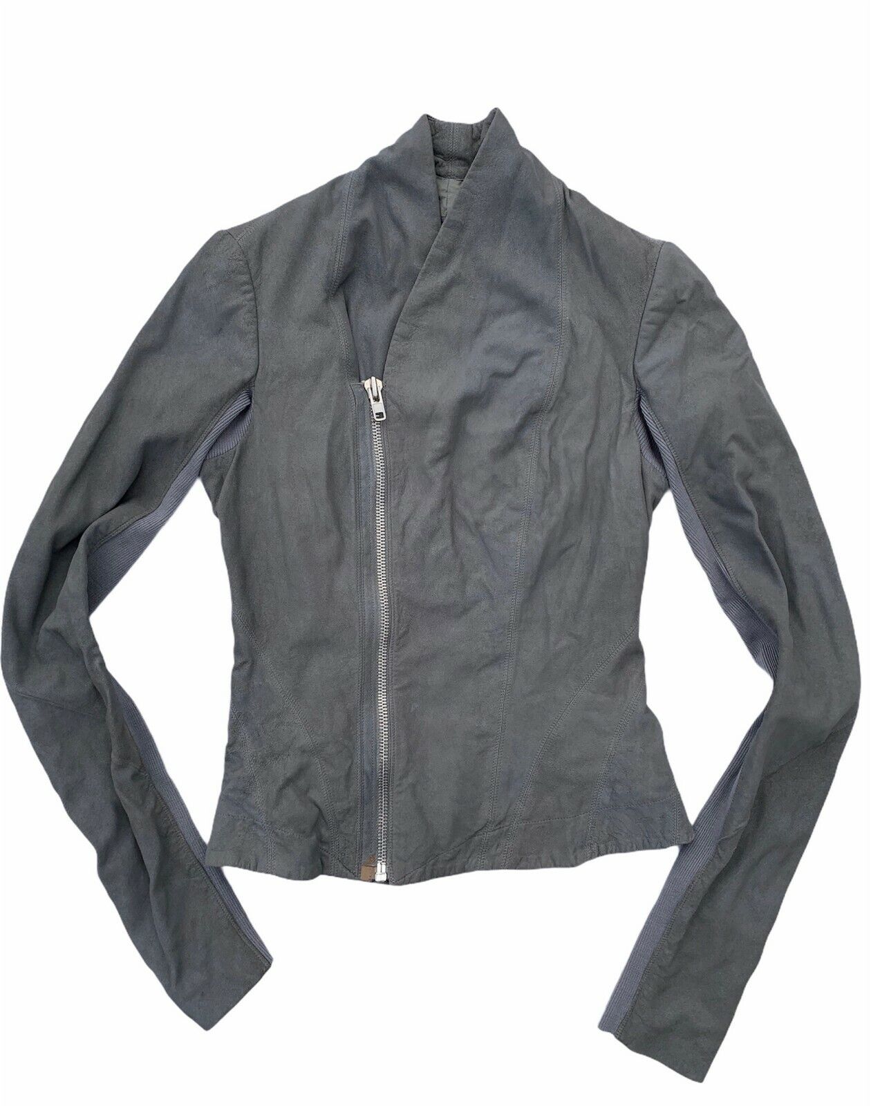 Rick Owens Princess Shawl-Collar Leather Jacket I… - image 1