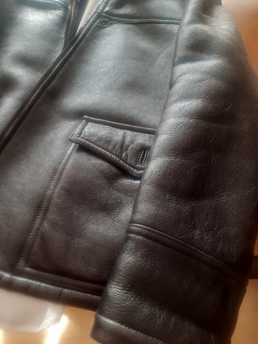 Herren $ 5k PRADA Black Label dunkelbraun glänzend Luxus Lammfell Jacke US42 IT52 L - Bild 21 von 24