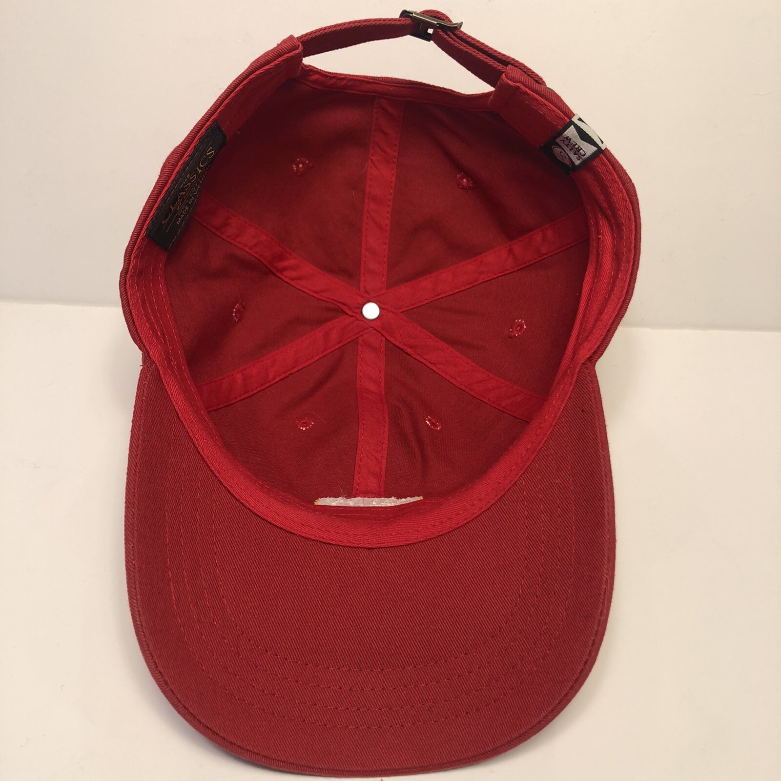 Salty Crew Red Adjustable Cap Strapback By The Classics Yupoong Hat