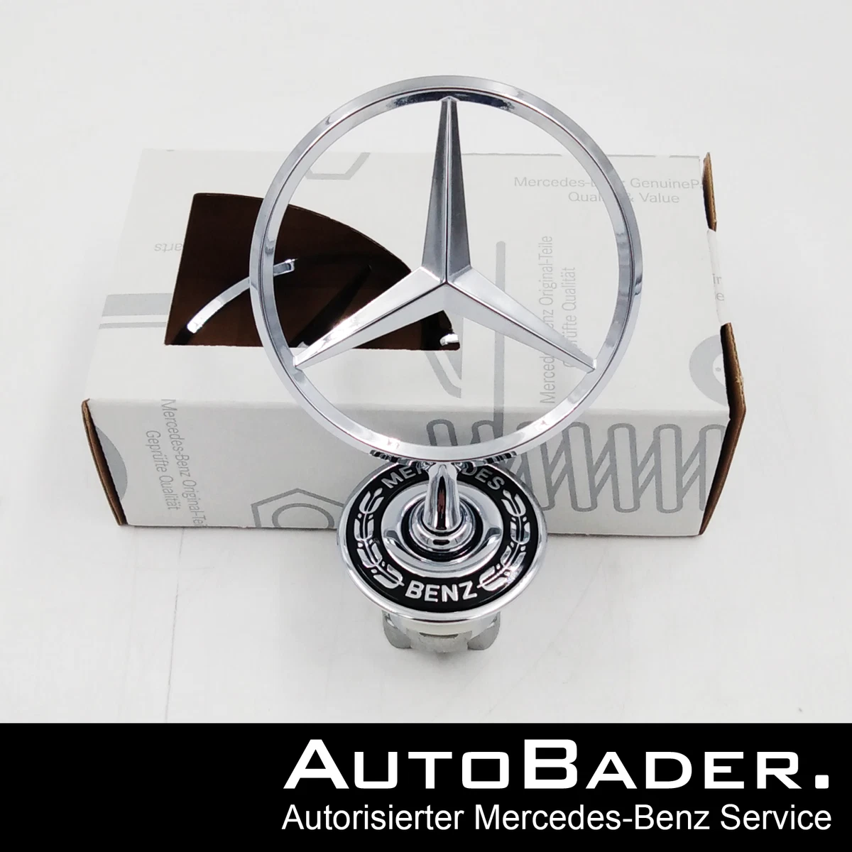 Original Mercedes Stern Motorhaube SCHWARZ 205 212 213 238 221 222 