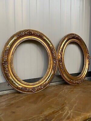 Buy SALE!! Stunning Antique French Gilt Oval Louis Xv Picture / Photo Frame