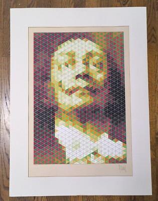 Faces of Dali #1, Limited Edition Silkscreen, Jean-Pierre Vasarely (YVARAL) I