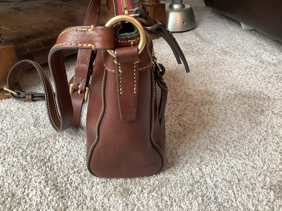 Dooney and Bourke Florentine Allison Crossbody Chestnut EUC | eBay