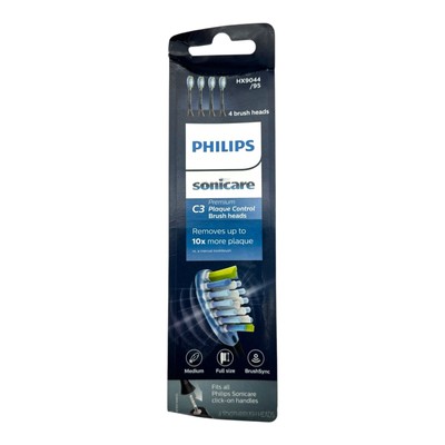 Philips Sonicare C3 Premium Plaque HX9044/95 Toothbrush Heads 4 Pack New Sealed